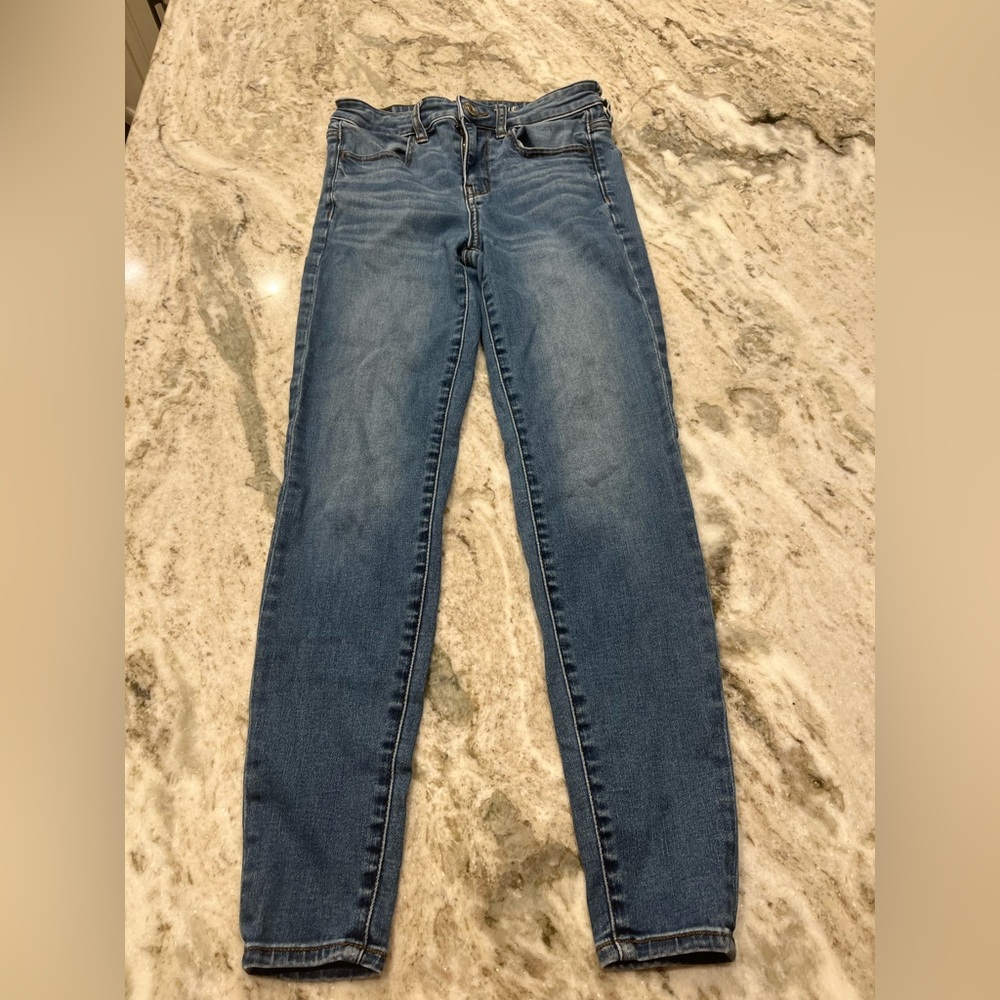 American eagle hi rise‎ jegging jeans size 2 short